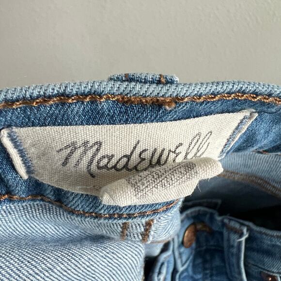 Madewell Cali Demi Boot Jeans Women's 27 Medium Wash Flare Cropped Mid Rise - Picture 6 of 8